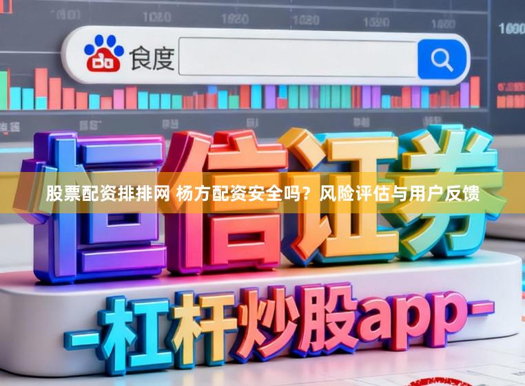 股票配资排排网 杨方配资安全吗？风险评估与用户反馈